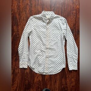 CLUB MONACO slim fit printed cotton shirt floral